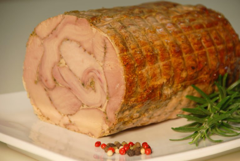 Porchetta di tonno servita al piatto