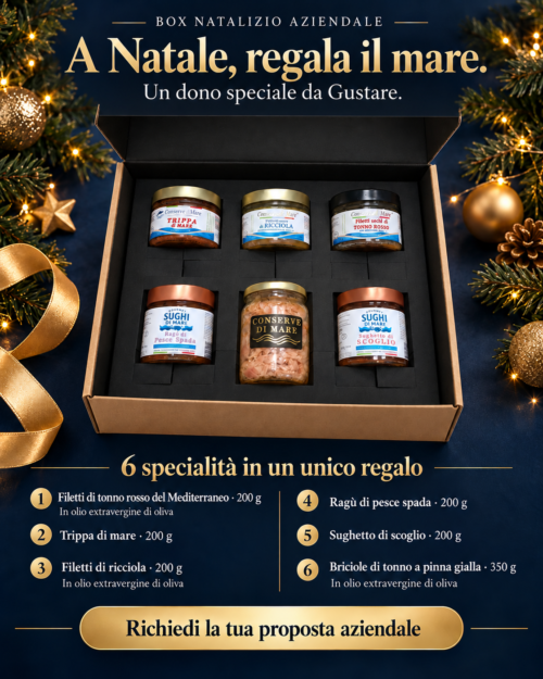 Box natalizio aziendale con specialità gourmet
