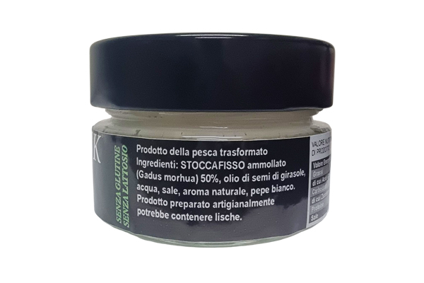 Baccala mantecato retro foto