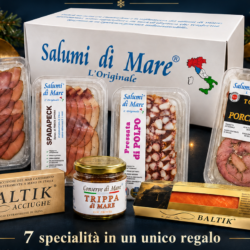 Box natalizio con istruzioni di conservazione
