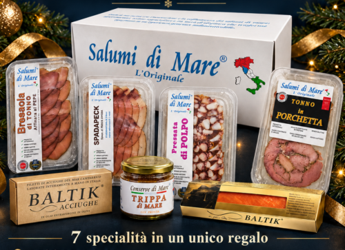 Box natalizio con istruzioni di conservazione